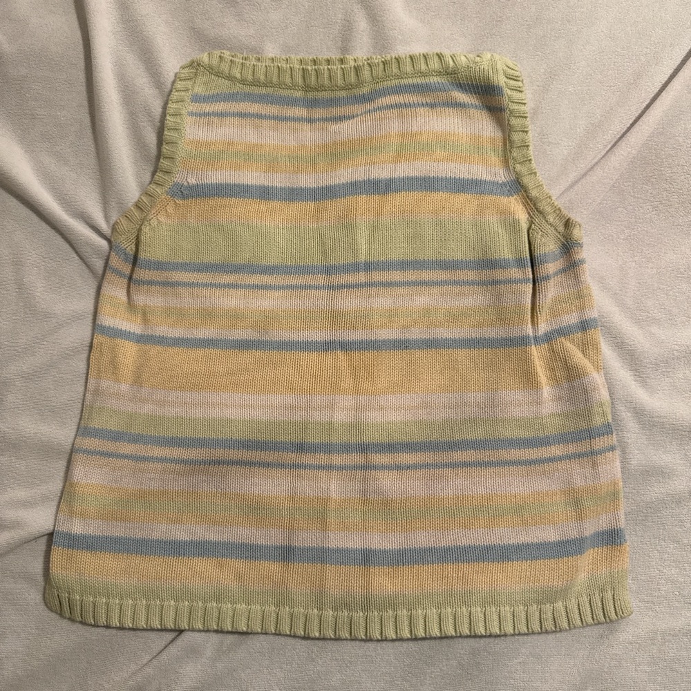 Jeanne Pierre Pastel Knit Top vintage